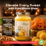 Nirvana Organic A2 Bilona Badri Cow Ghee (1000ml) - Image 4