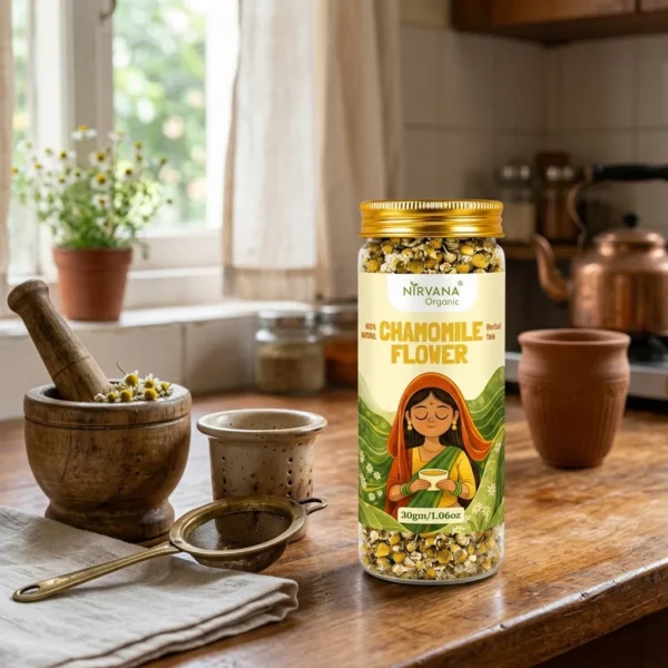 Nirvana Organic Chamomile Flower Infusions (30Gms) - Image 3