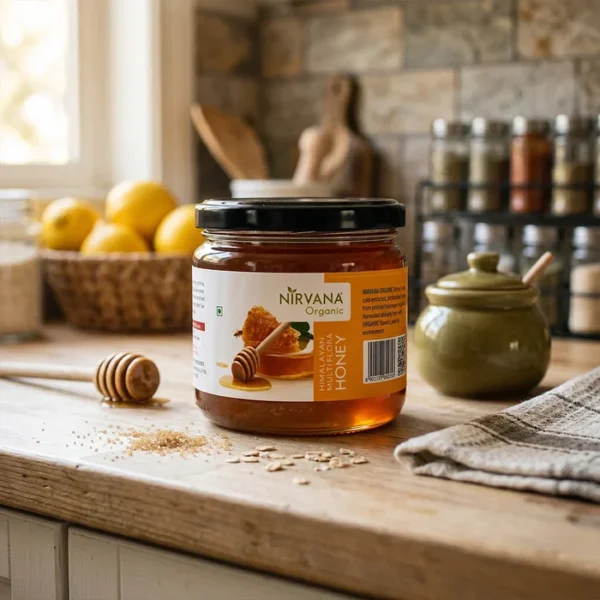 Nirvana Organic Himalayan MultiFlora Honey (400Gms) - Image 2
