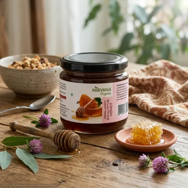Nirvana Organic Himalayan Eucalyptus Honey (400gms) - Image 4
