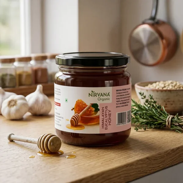 Nirvana Organic Himalayan Eucalyptus Honey (400gms) - Image 2
