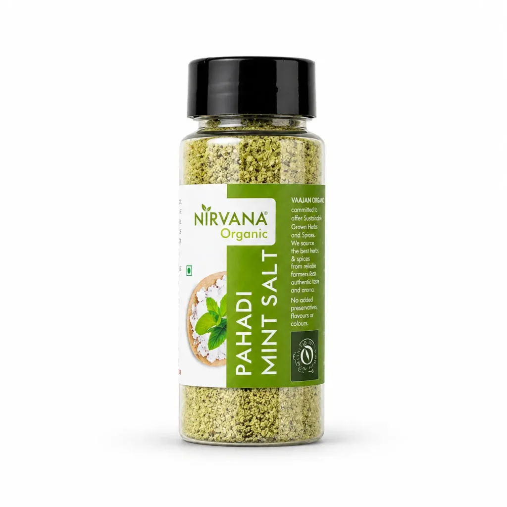 Nirvana Organic Pahadi Mint Salt - (150gms)